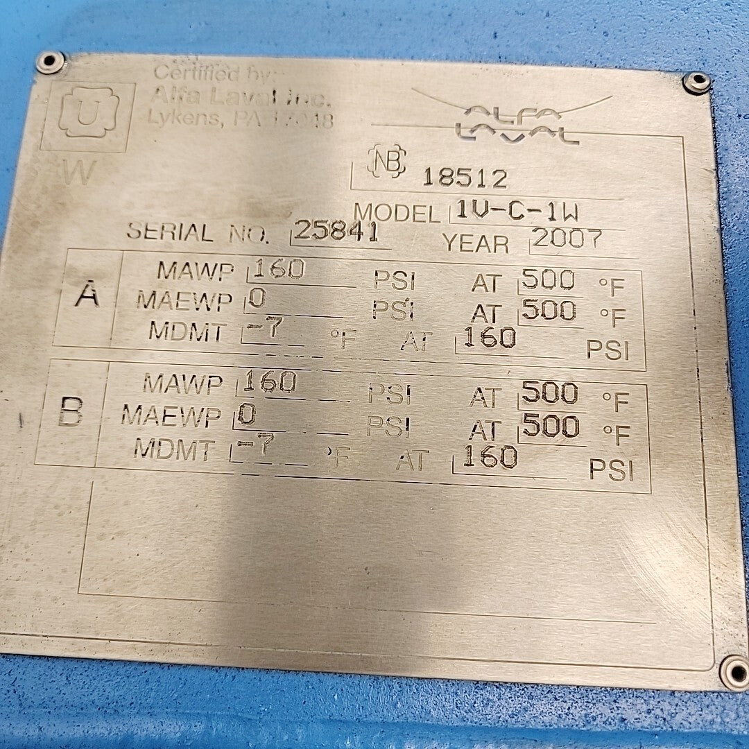 Alfa Laval 1V-C-1W view 8