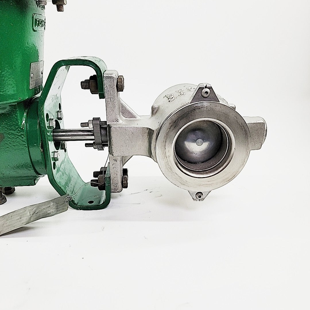 Fisher 3" V200 Ball Valve CL-150 With 2052 Size 1 Pneumatic Actuator