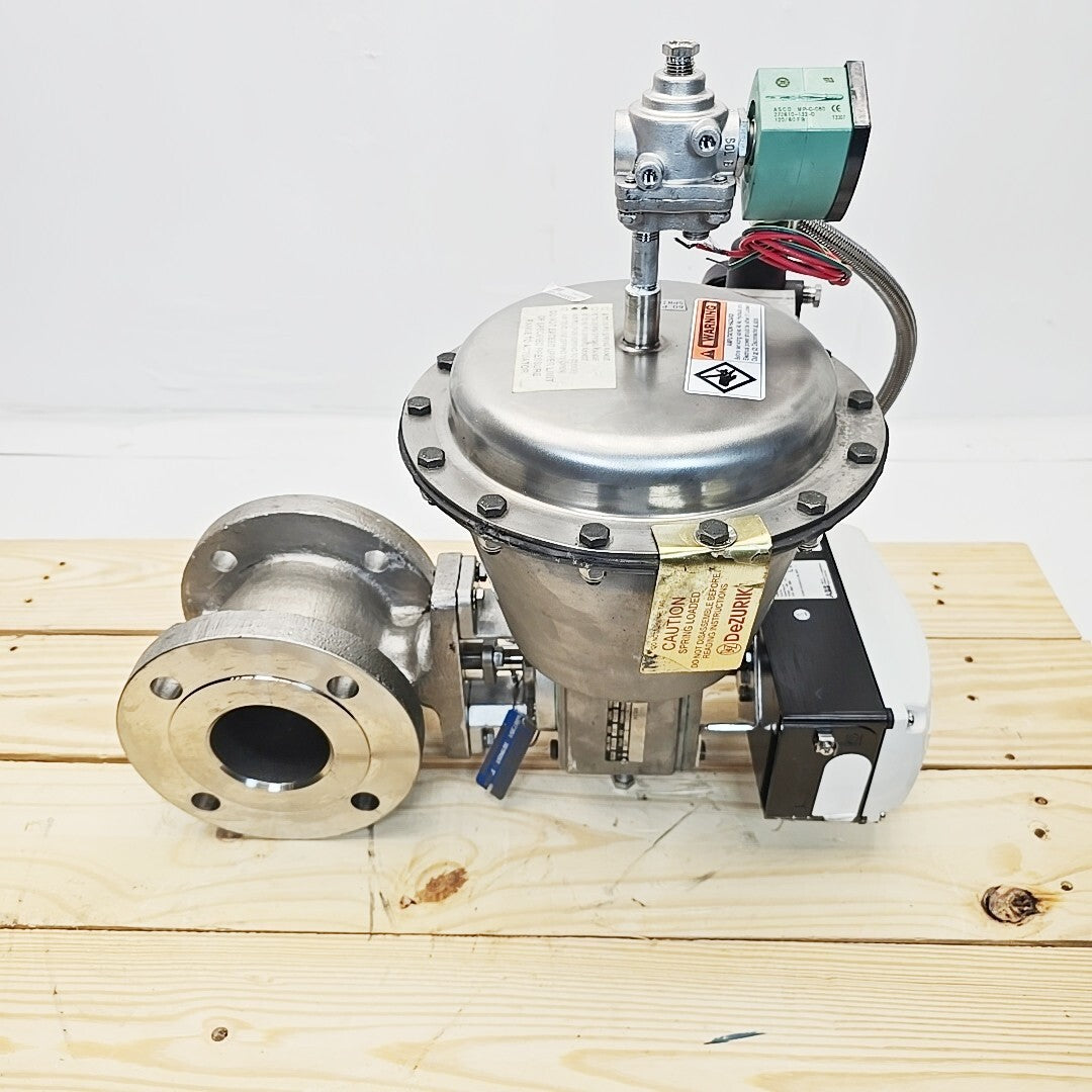 Dezurik 3" VPB Actuated Ball Valve 9676388R002 With ABB Position Master EDP300