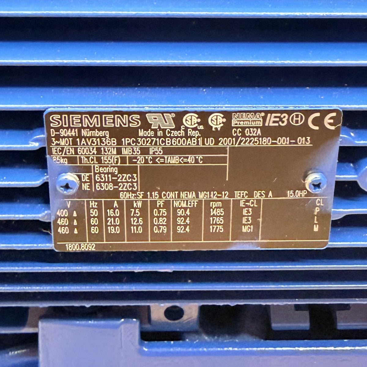 Airtech V-330-35.0071 data tag