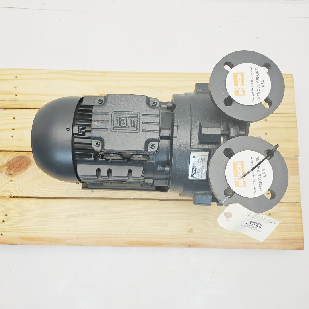 Busch LX0140B nameplate and serial number