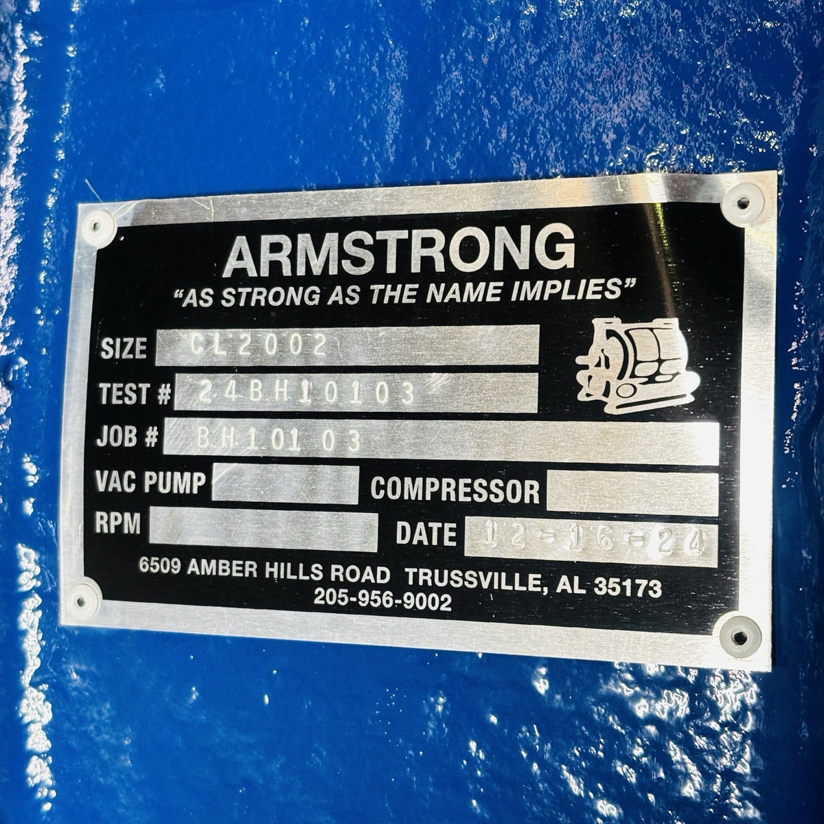 Nash CL2002 nameplate
