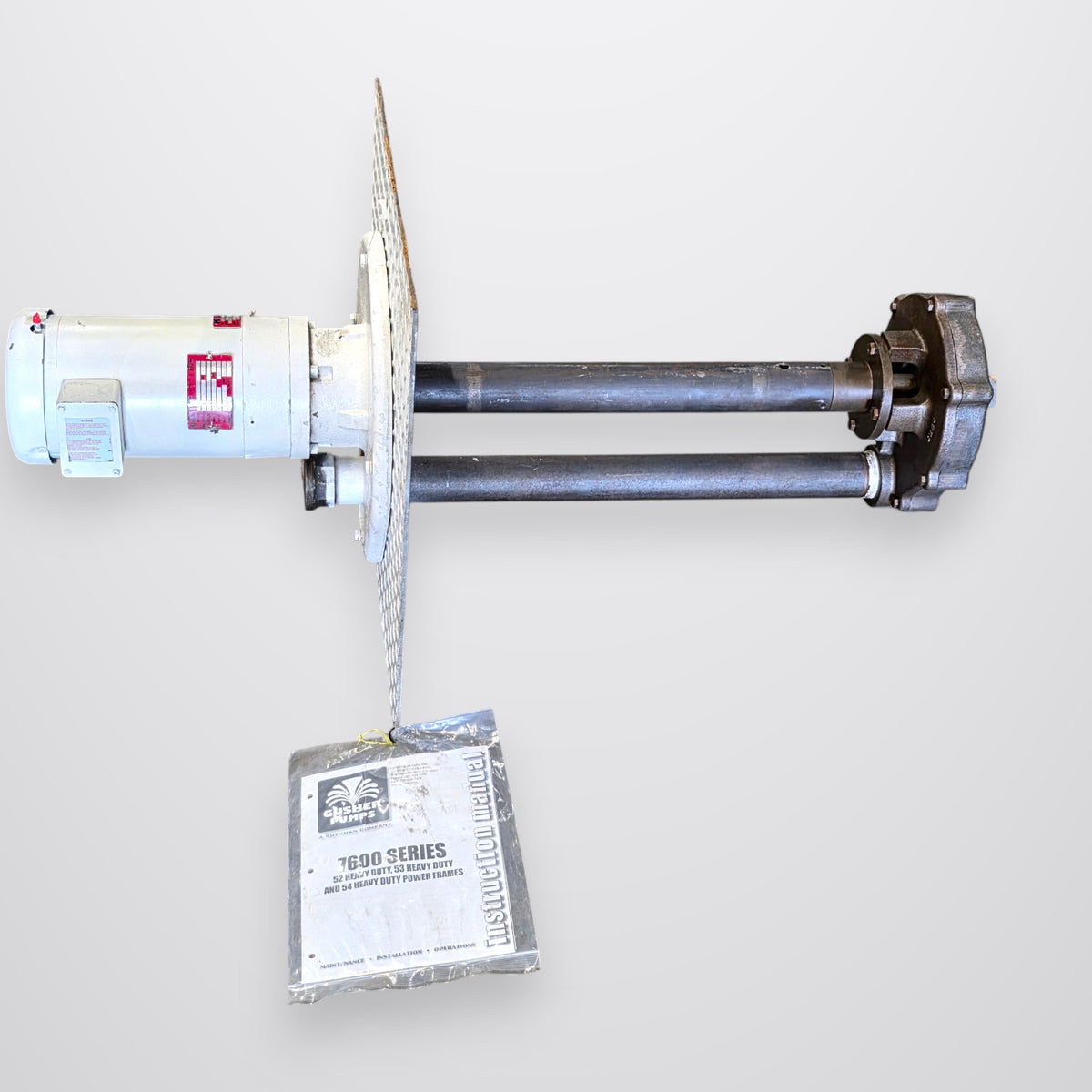 Gusher CML-26-XLONG shaft and coupling view