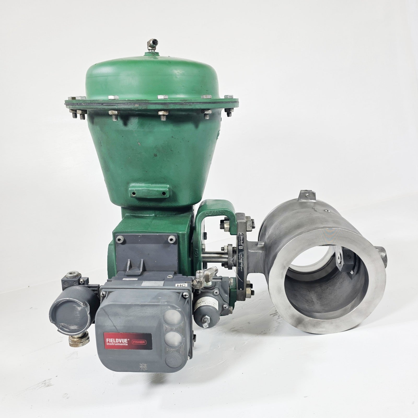 Fisher 6" V200 SER B Valve CL-150/300 CG8M With 2052 Size 2 Pneumatic Acuator