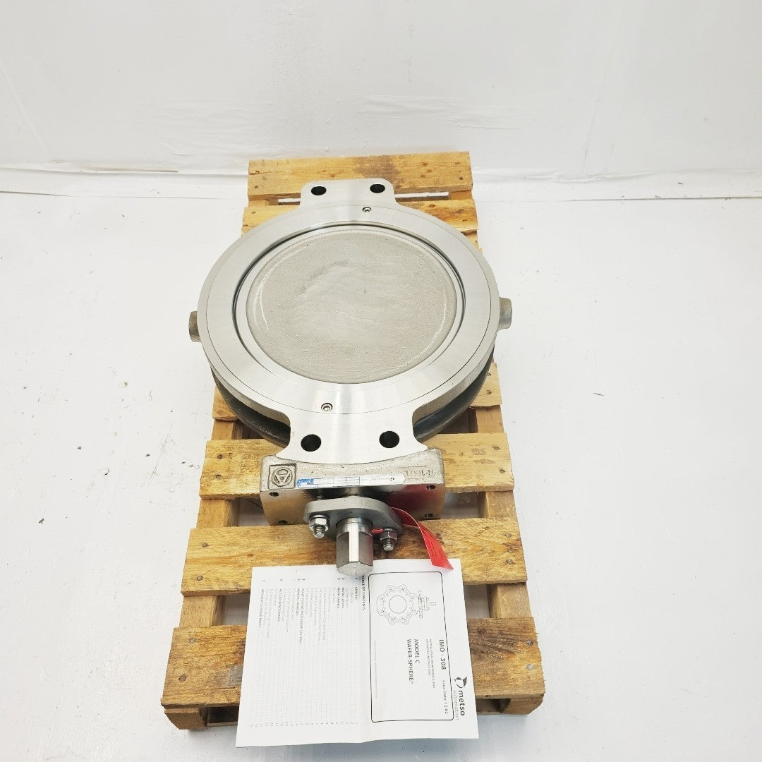 Jamesbury 815W-11-3600-X7 16in Wafer-Sphere butterfly valve overall view