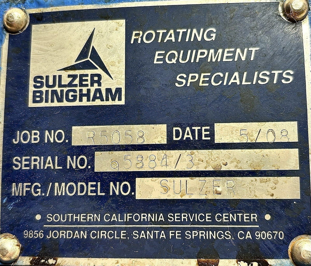 Sulzer MB 100-280/4 data tag