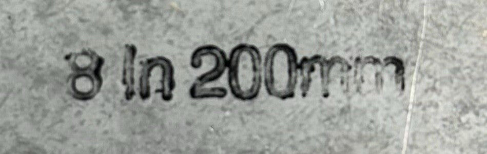 Rosemount 8705TSA080S1W3N0L1 Magnetic Flowtube equipment nameplate