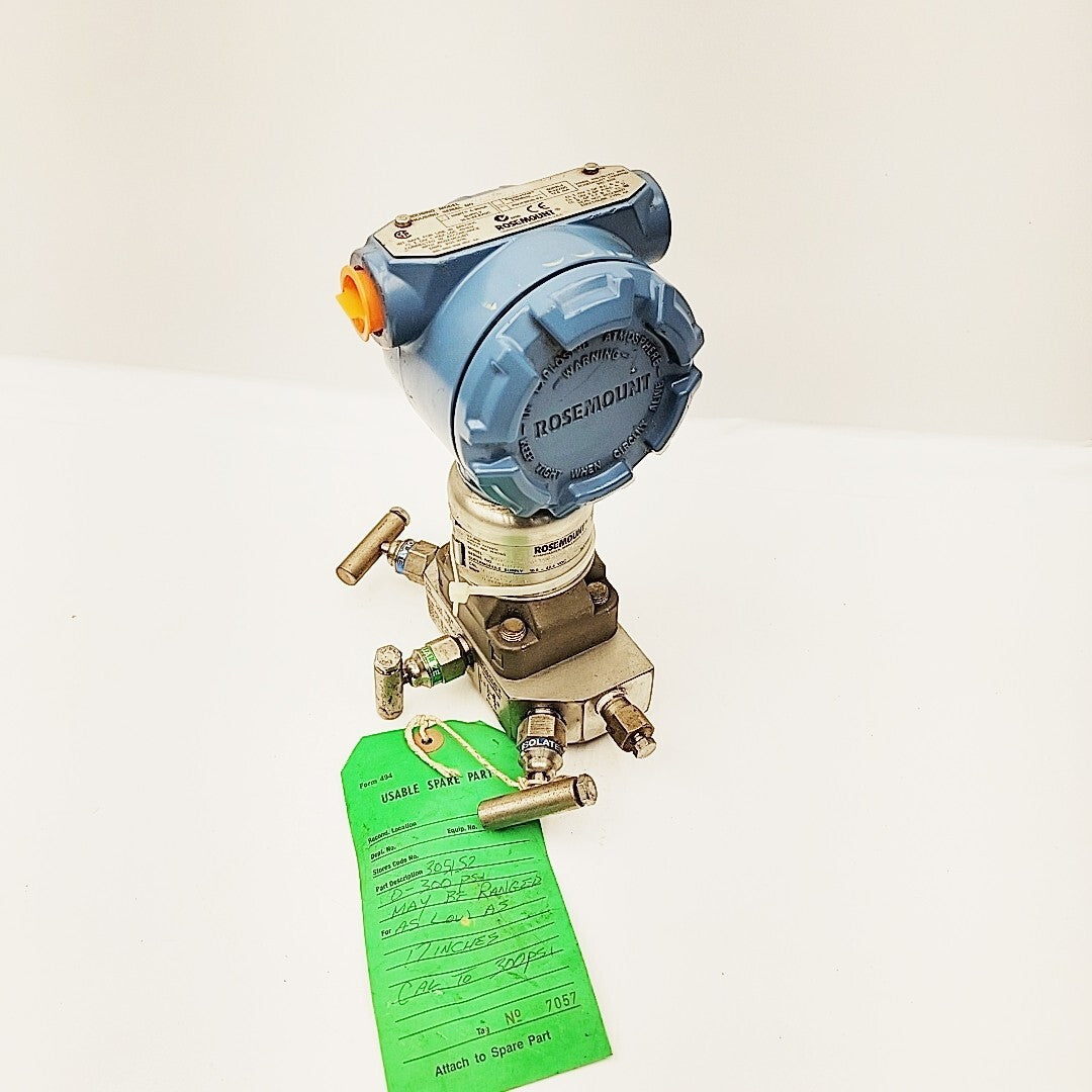 Rosemount 3051S2CD4A2A11A2EK6M8 Pressure Transmitter