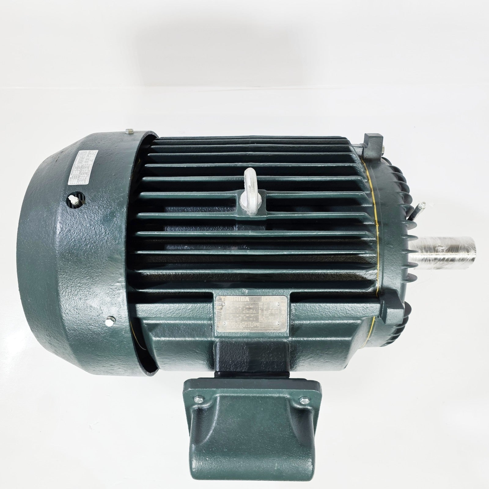 Toshiba 0308XSSE11A-P 30HP TEFC electric motor – nameplate tag (data plate)