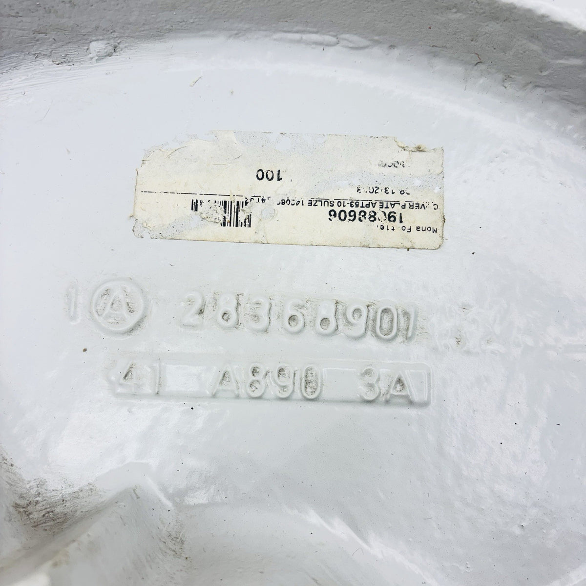 Sulzer APT53-10 21 in nameplate