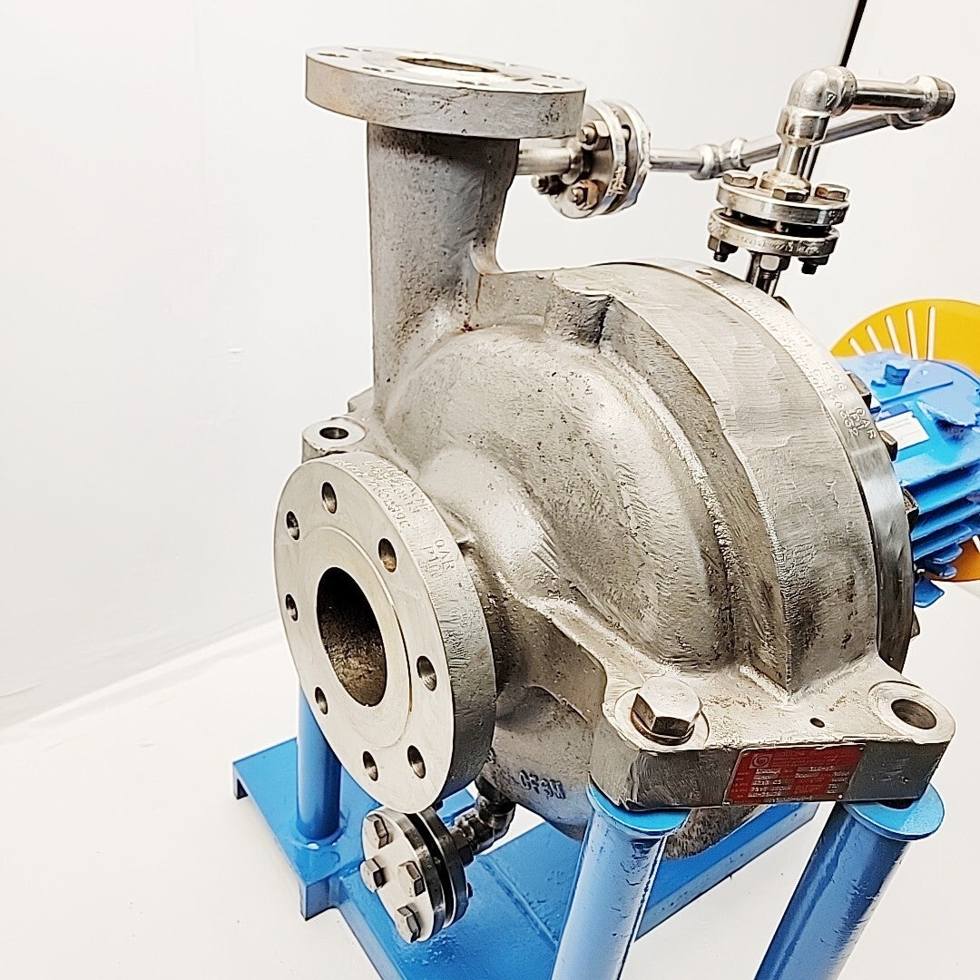 Goulds 3700MX 3x4-13 suction and discharge flange detail