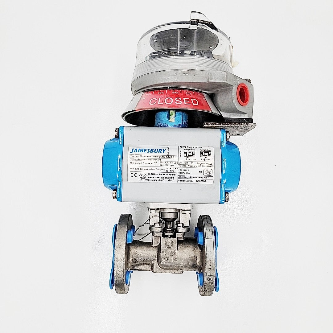 Jamesbury 1/2" CL-150 Ball Valve 7150P11136001112