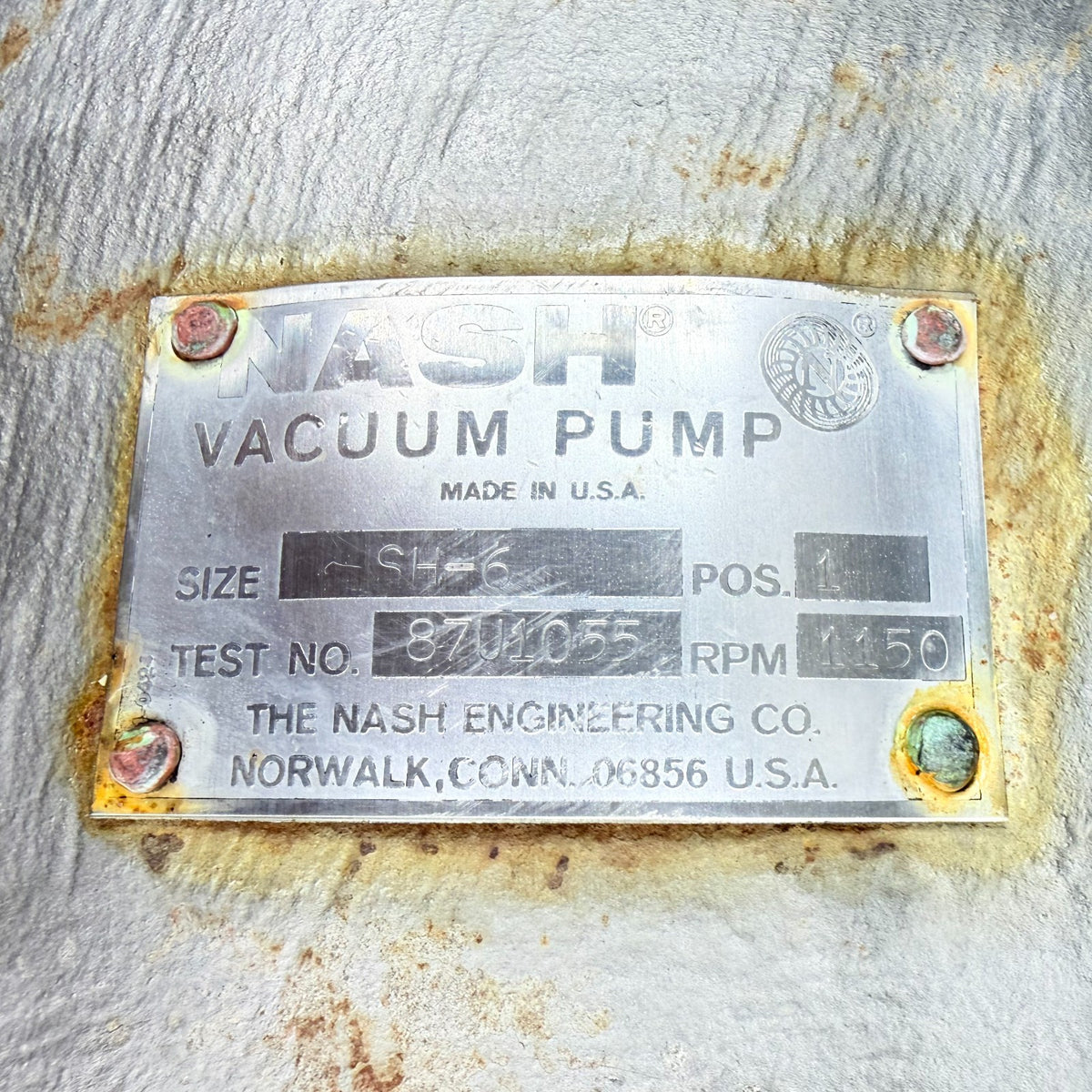 Nash SH-6 4 x 4 data tag