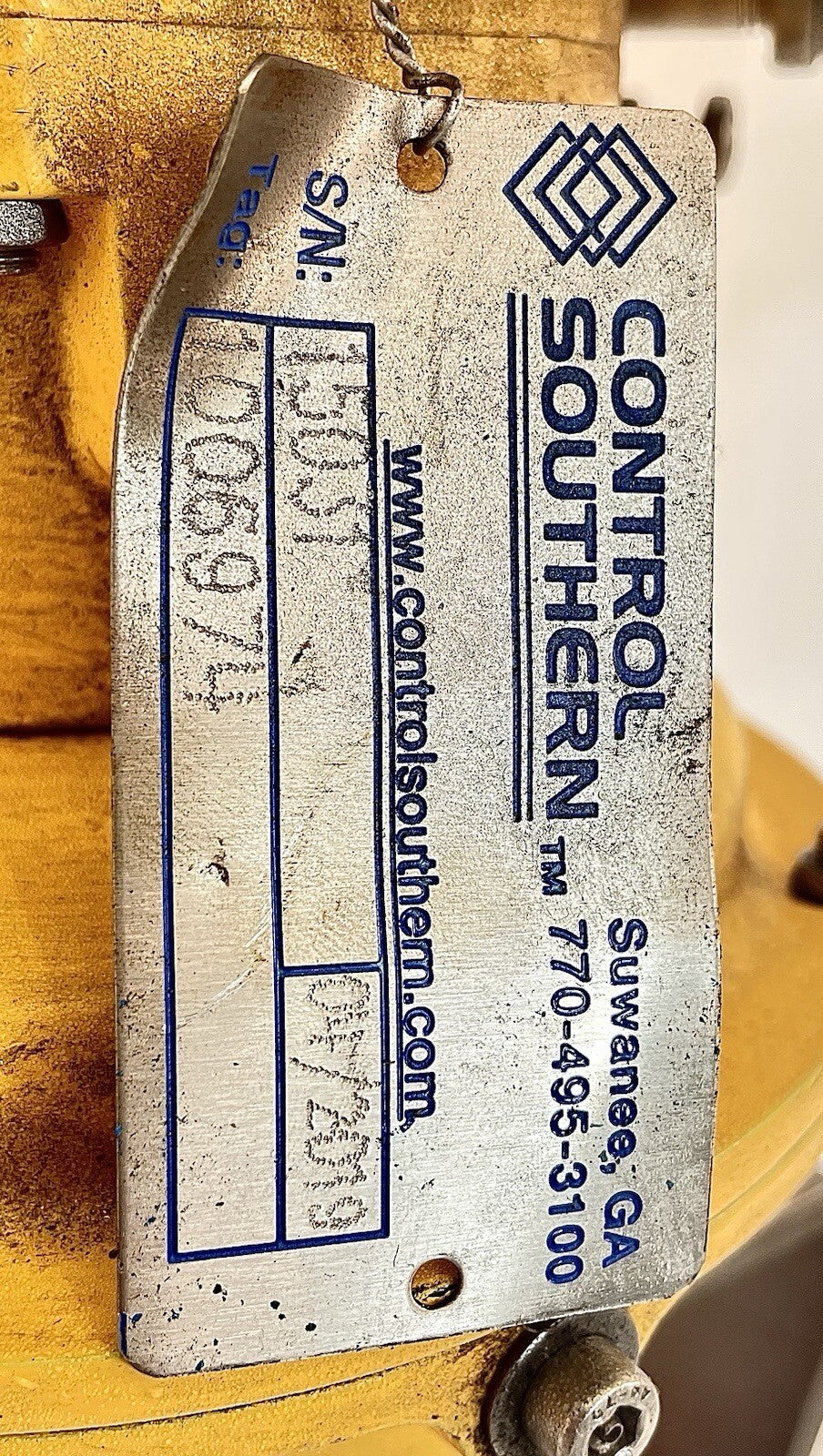 Fisher 8580 3 in data tag