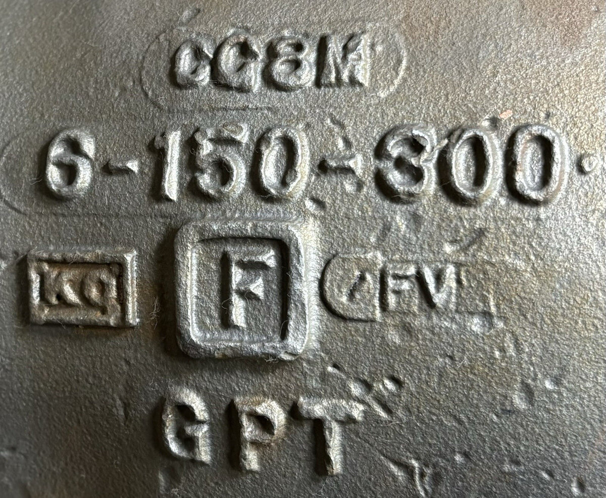 Fisher 6-150-300 data tag