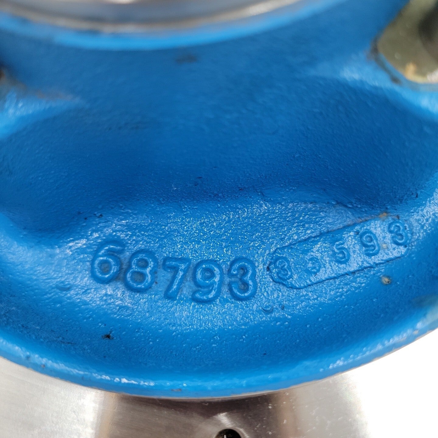 Goulds 3196 MTX 10" Stuffing Box Cover SA Big Bore RC04059A011203 316SS