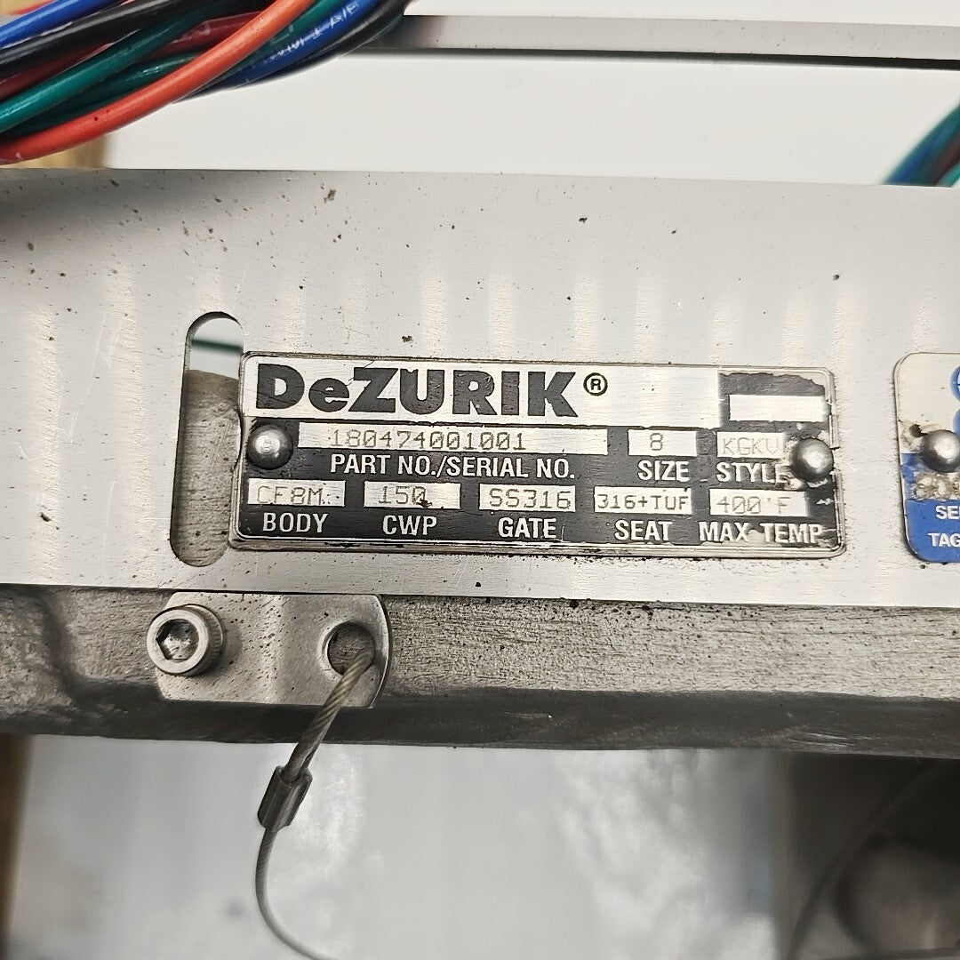 Dezurik KGKV 8" body detail