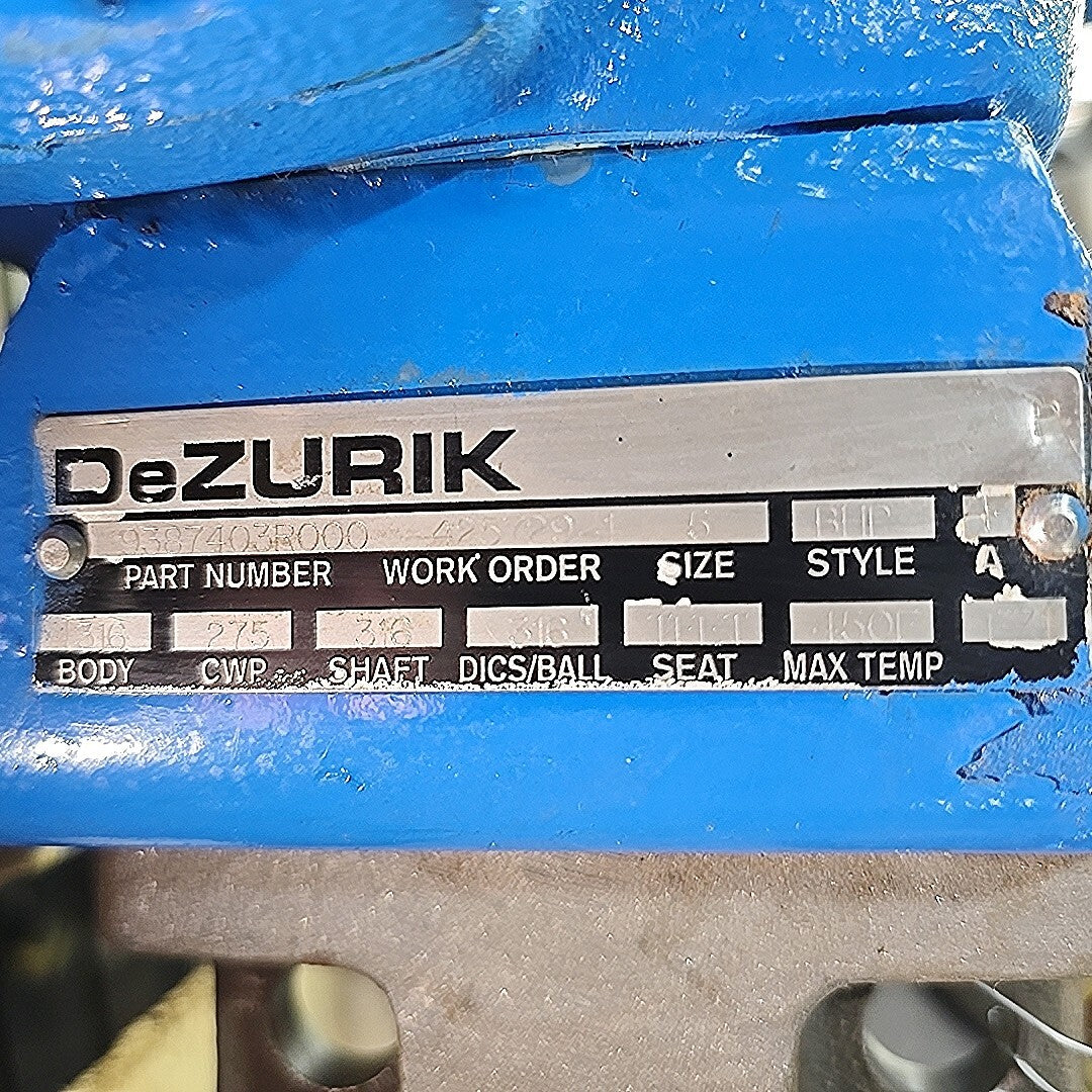 Dezurik 9387403R000 5 in detail view