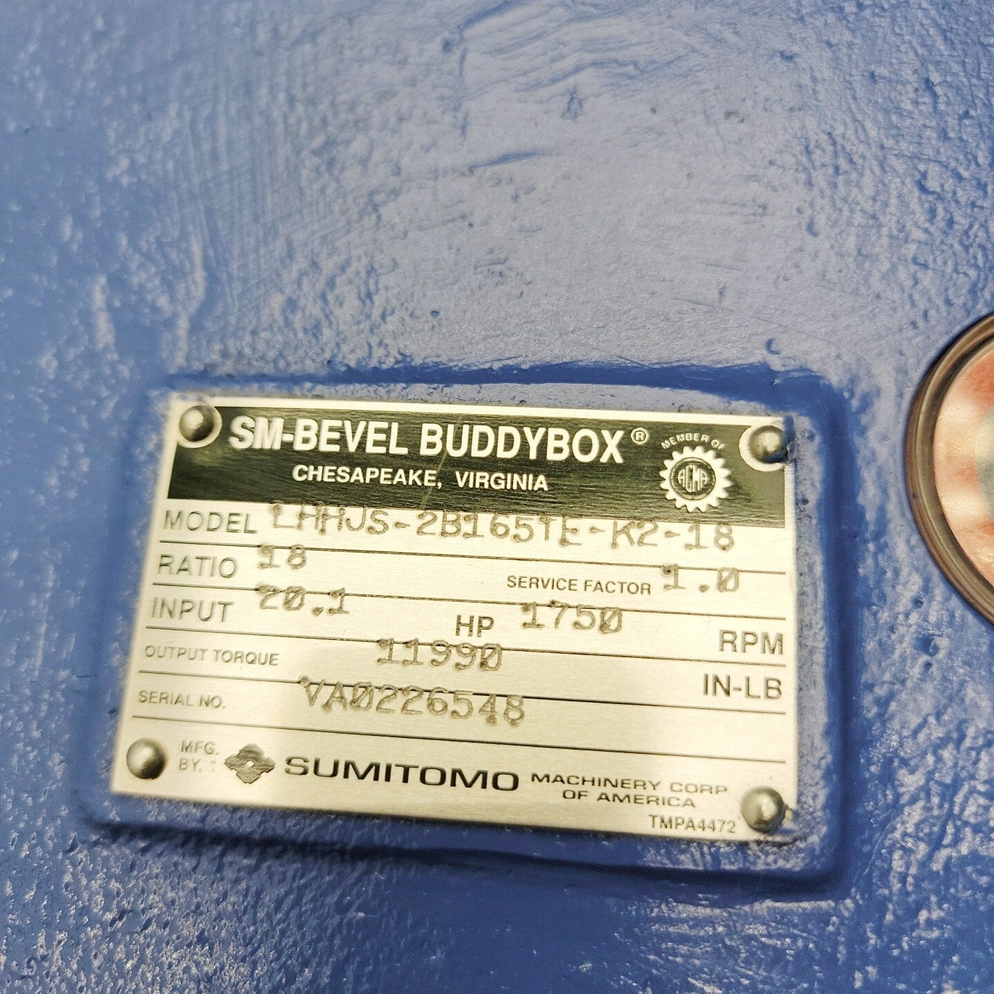 Sumitomo LHHJS-2B165TE-K2-18 view 8