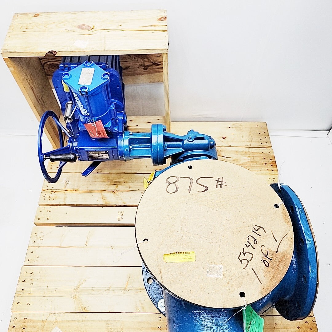 DeZurik L120 12in pneumatic actuator detail