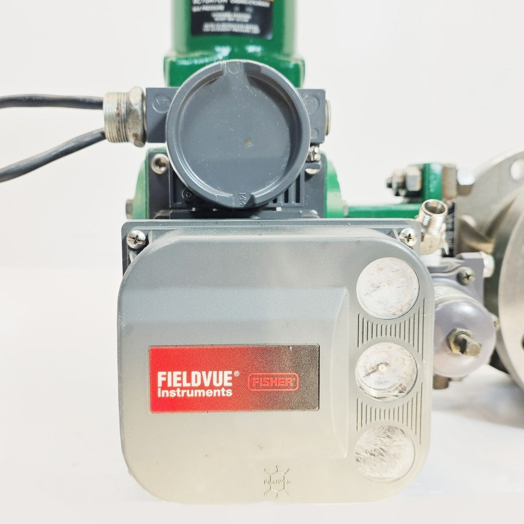 FIELDVUE DVC6020 digital valve controller mounted view