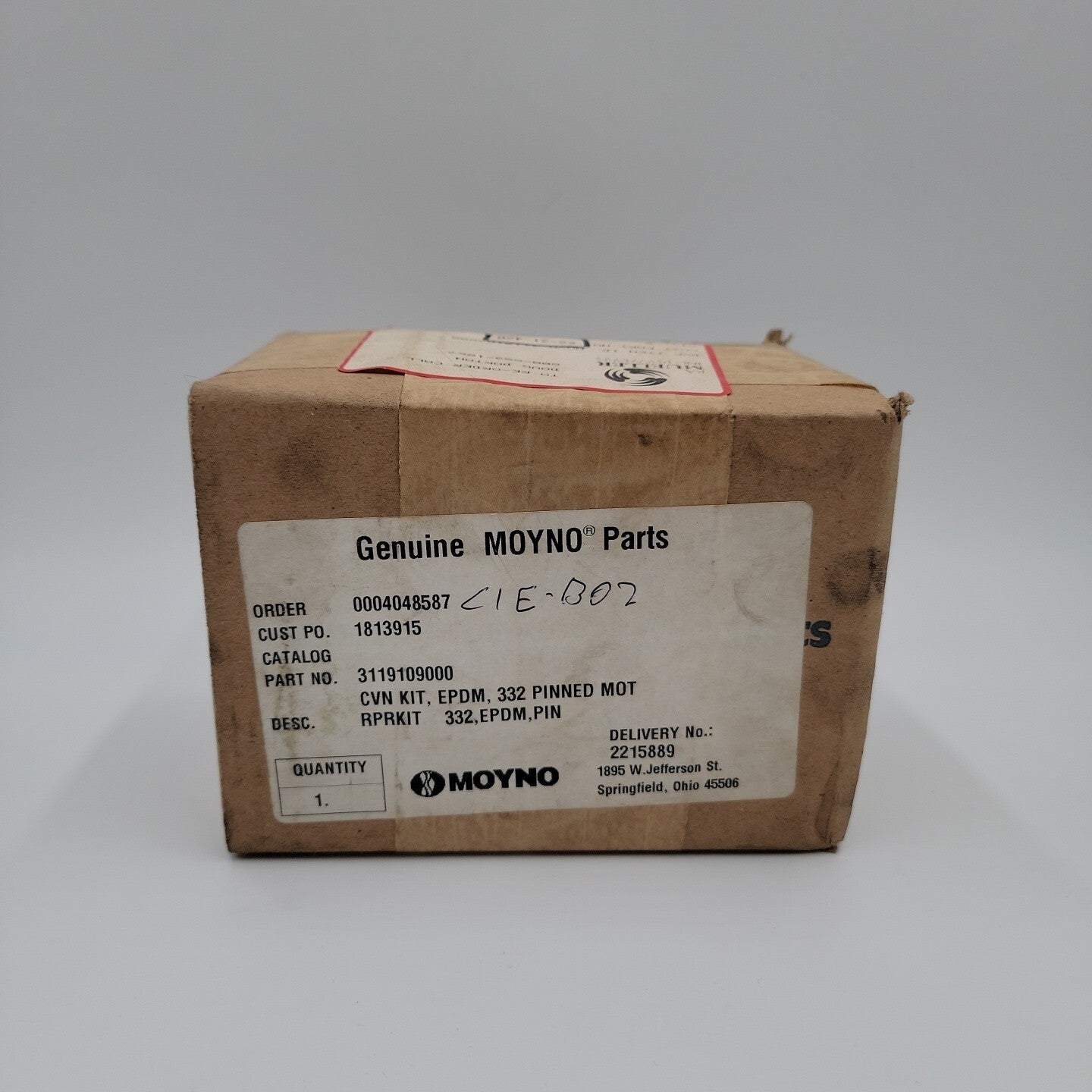 Genuine Moyno Parts Conversion Repair Kit 3119109000 332,EPDM,PIN