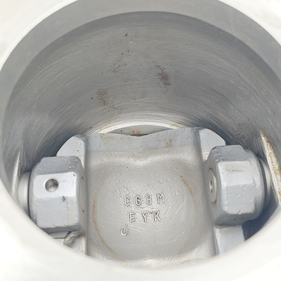 Fisher V150 valve body CG8M stainless steel construction
