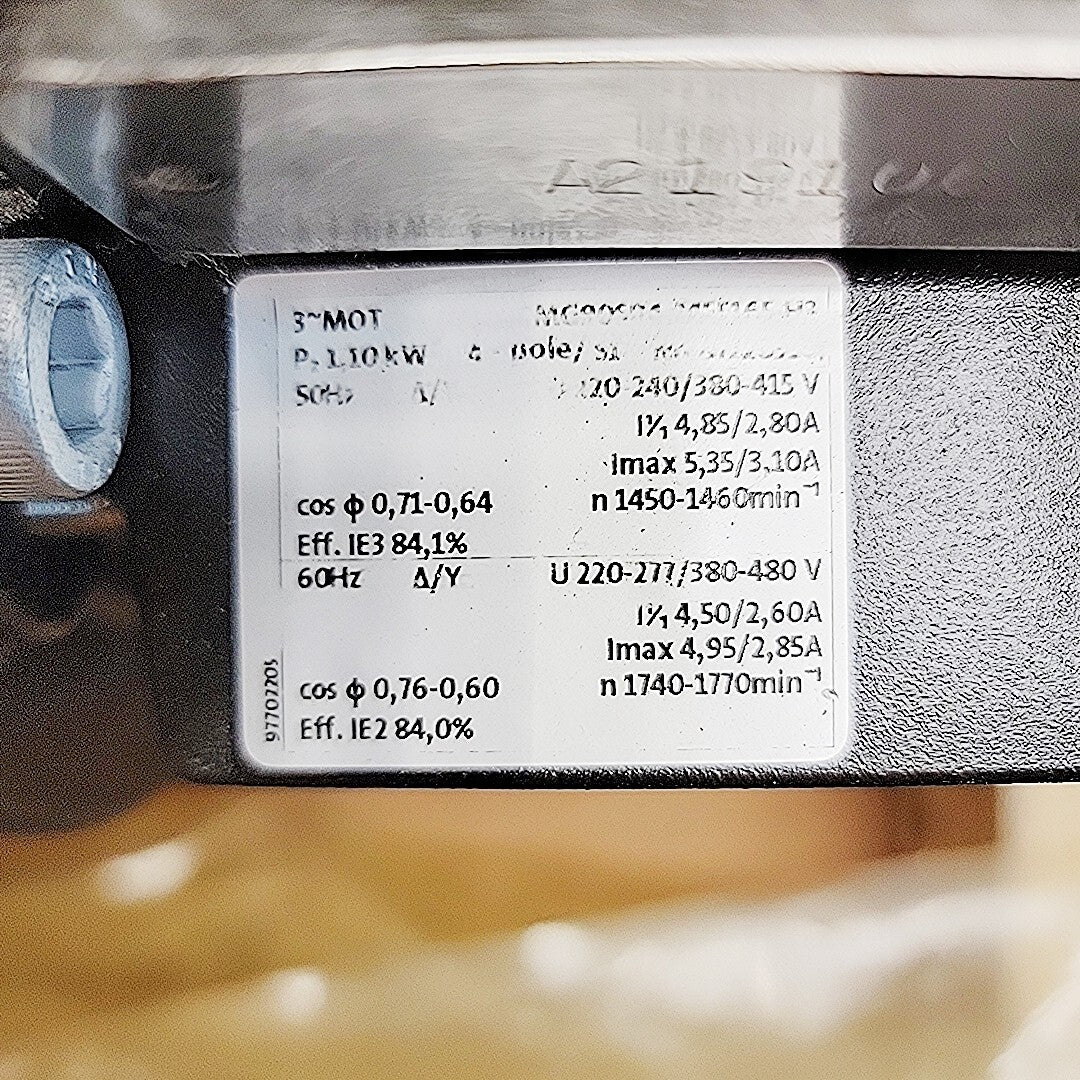 Grundfos 2.5x3-6 Centrifugal Pump NB-65-125/121AF2ABAQE