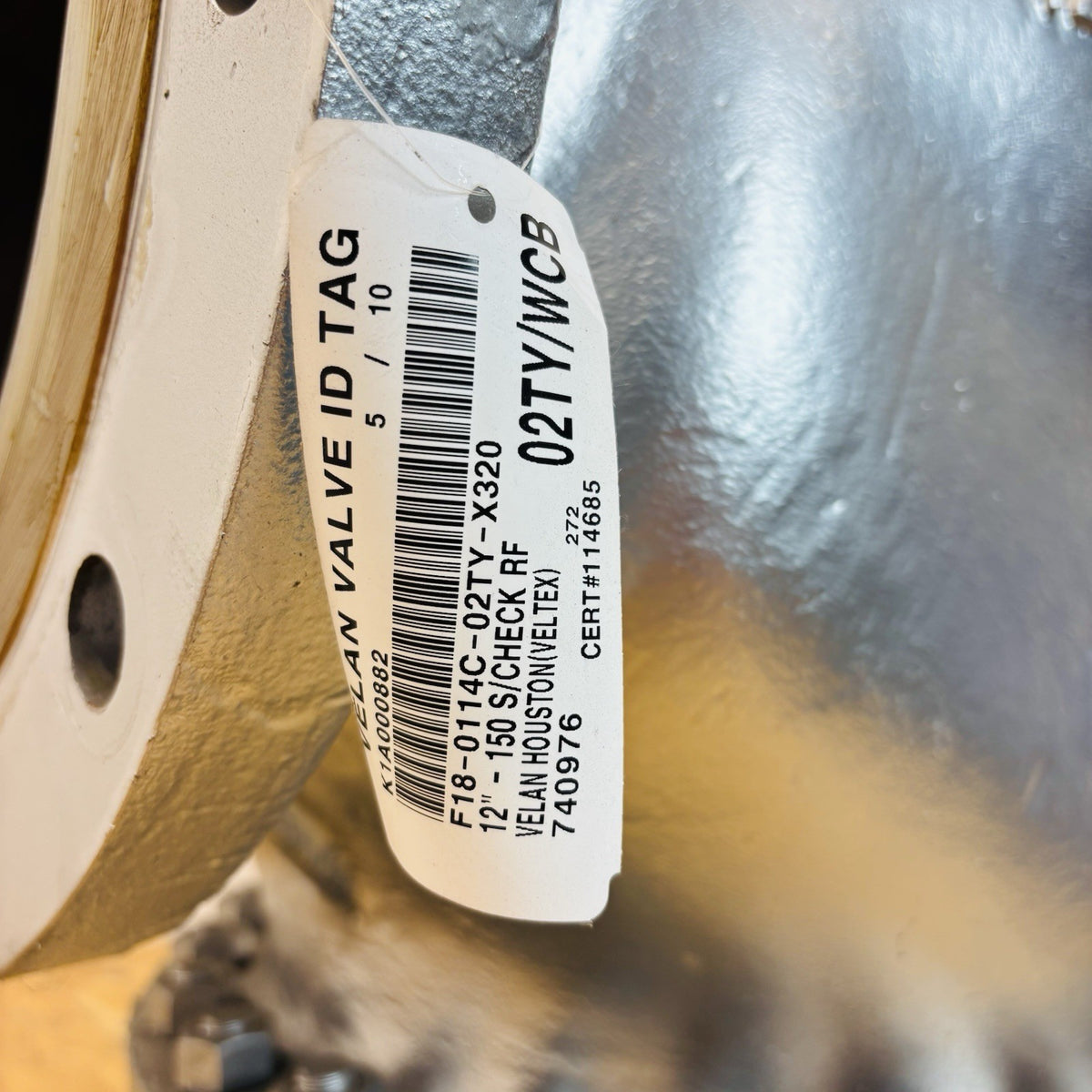 Velan F18-0114C-02TY data tag