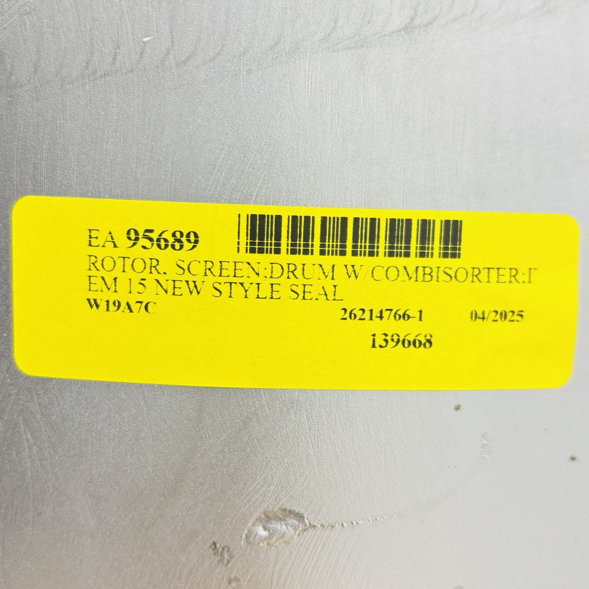 Voith CSM12 data tag