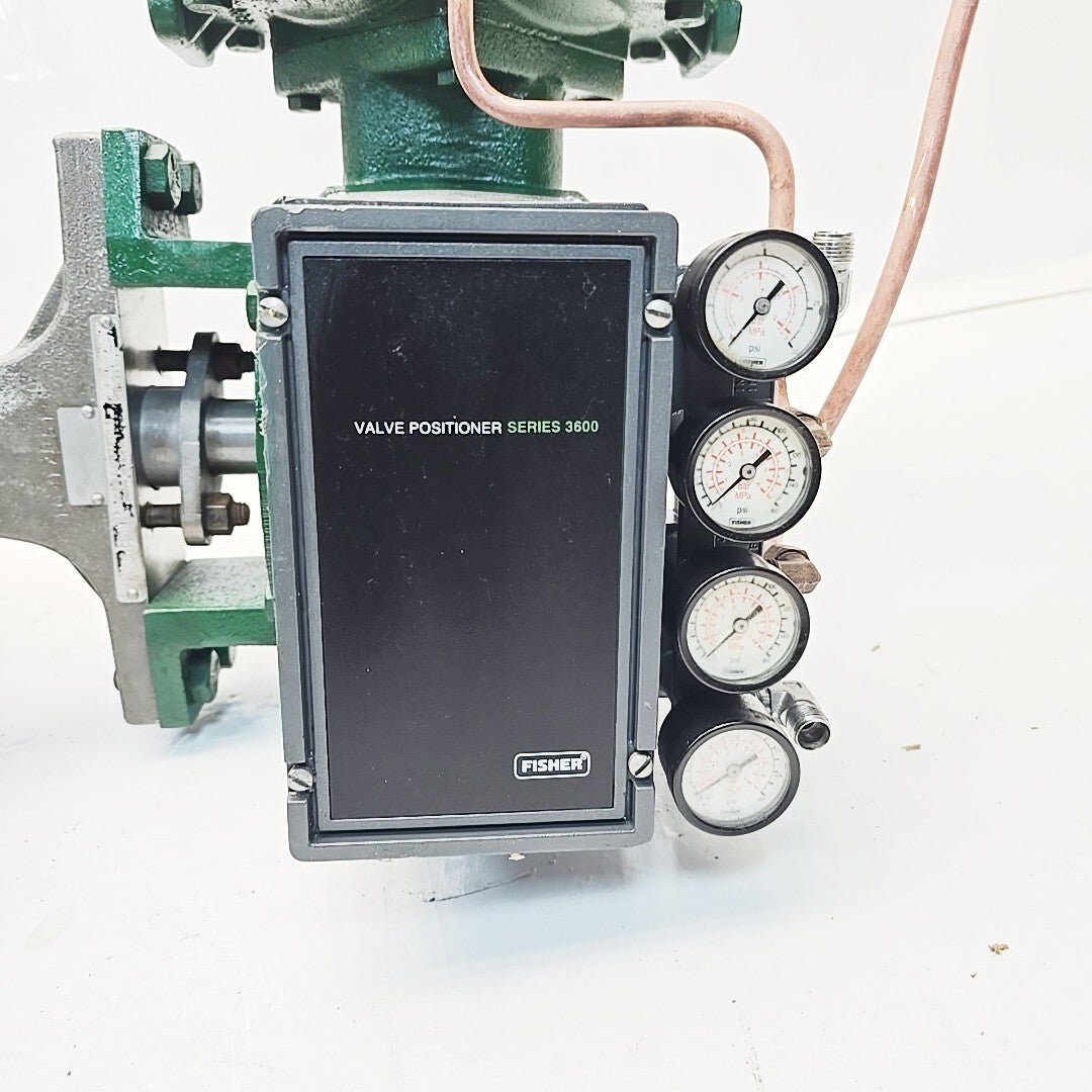 Fisher 12" V100 CL-300 Control Valve CF8M With 1061 Size 60 Pneumatic Actuator