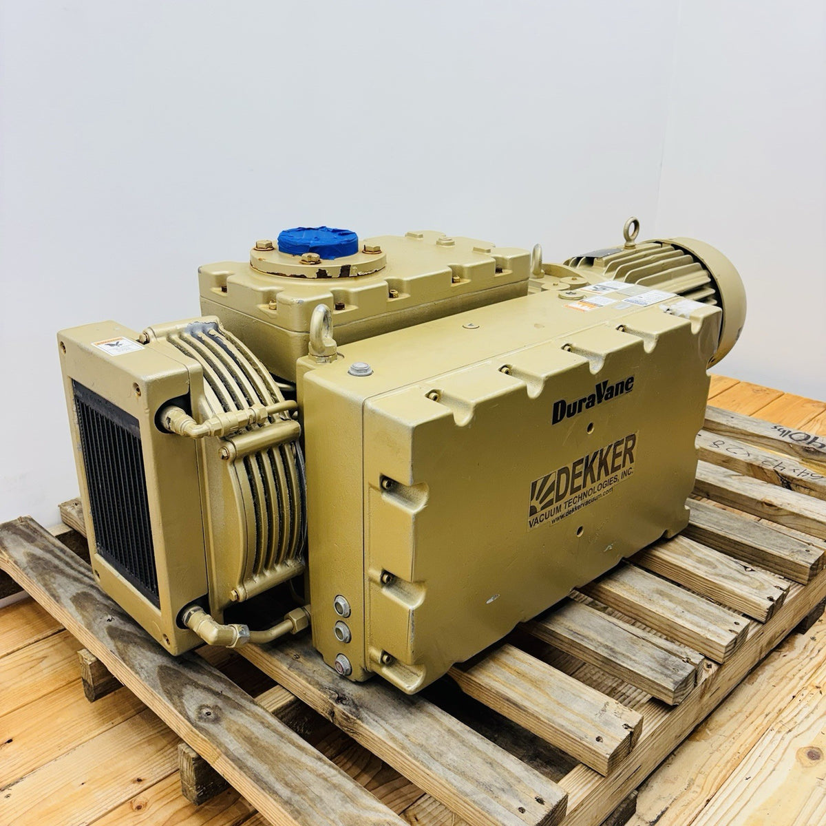 Dekker RVL301HH-03 DuraVane vacuum pump with 15 HP motor