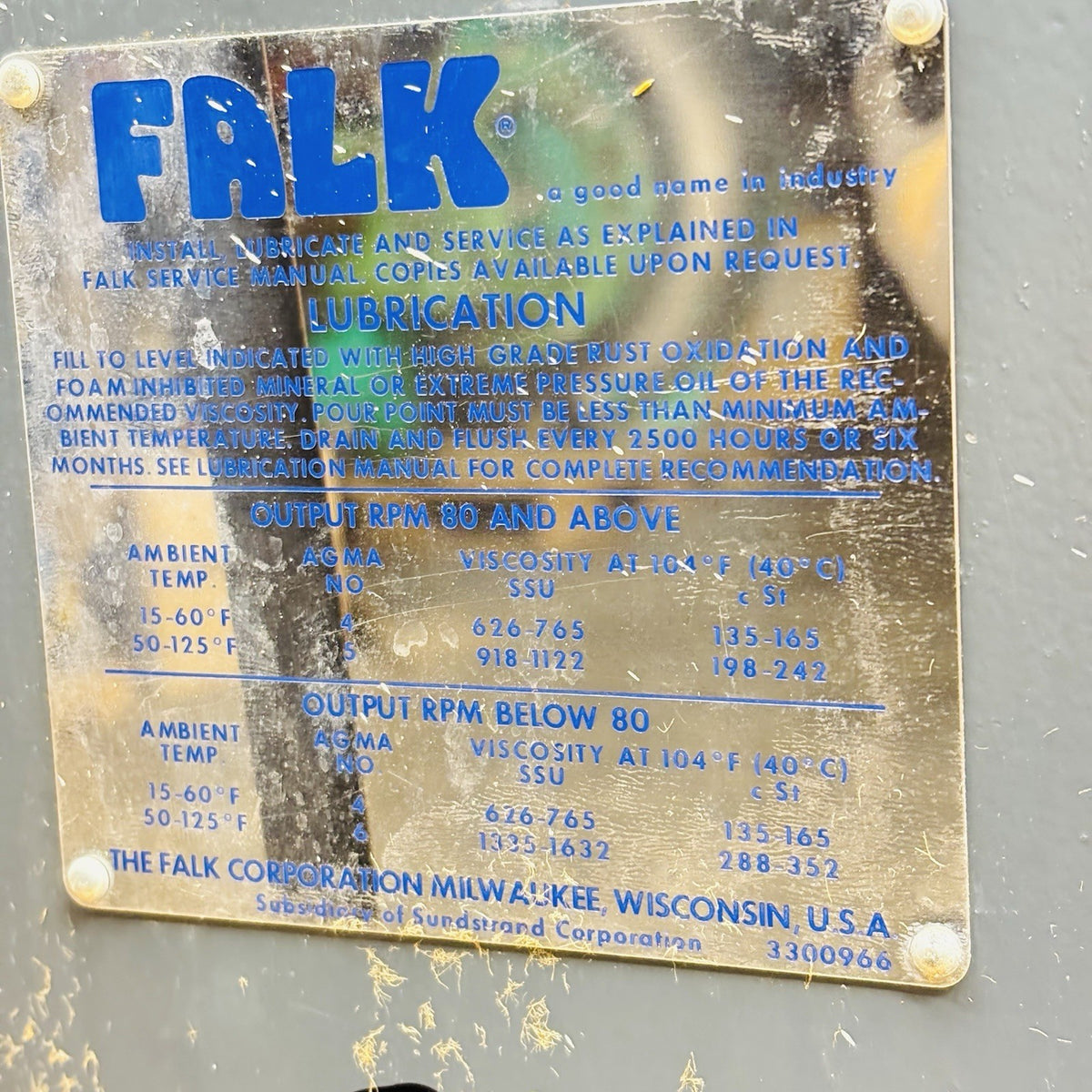 Falk 500 MDXD3-55.86 data tag