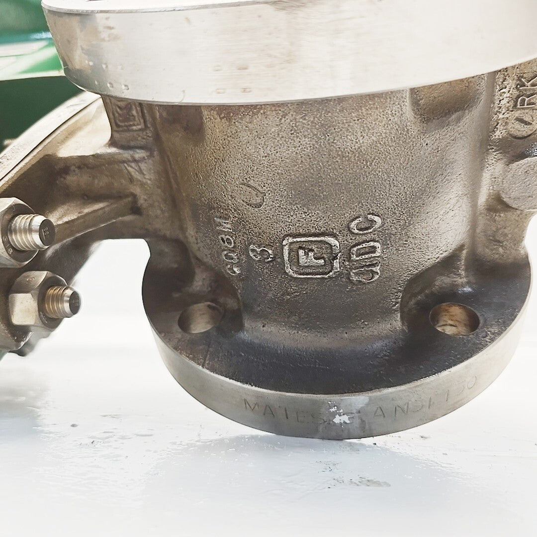 Fisher 3" V150 Control Valve CG8M With 1051 Size 33 Pneumatic Actuator
