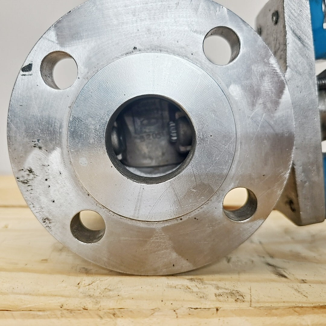 Dezurik 1.5" VPB Actuated Ball Valve 9656310R001 With ABB Position Master EDP300