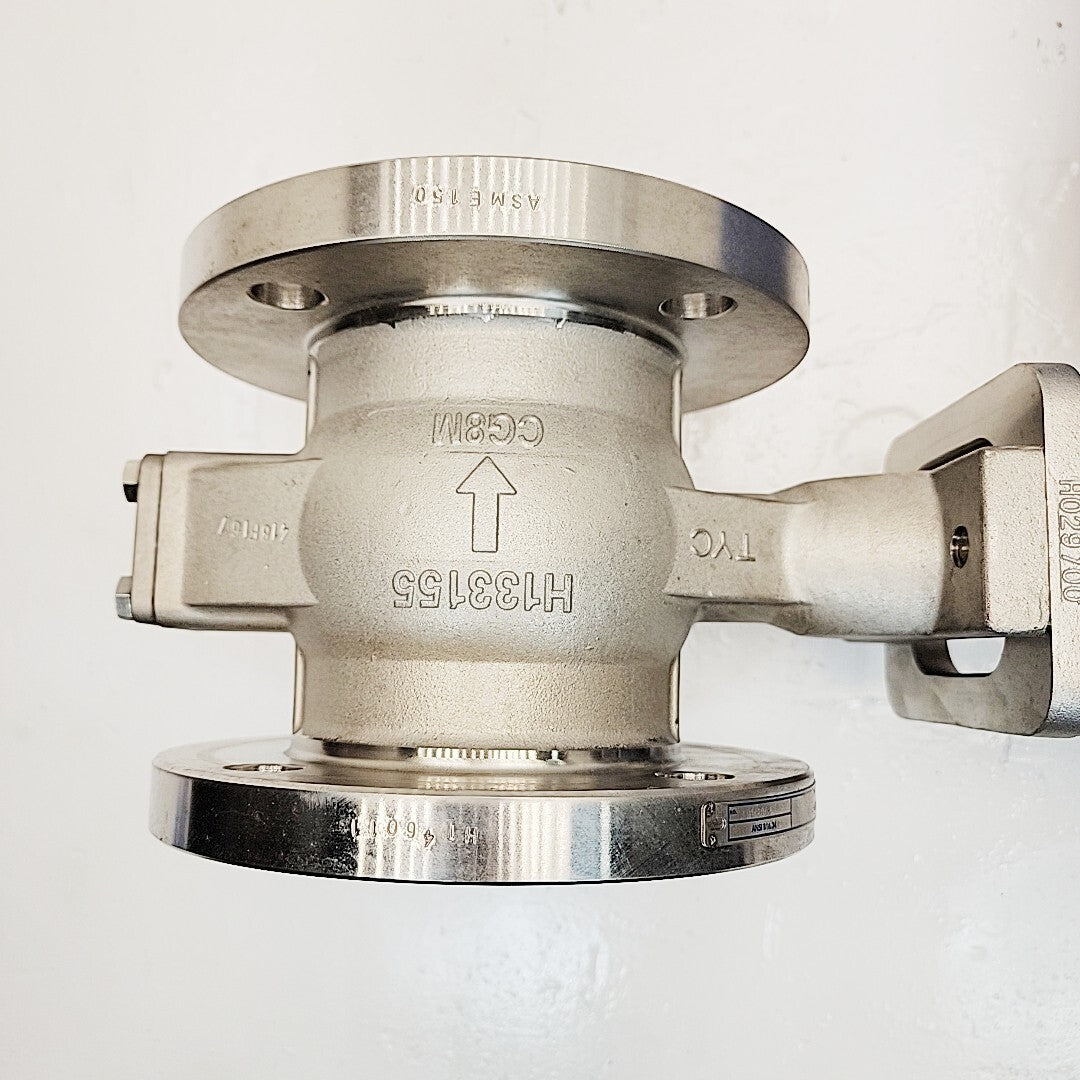 Neles Jamesbury 4" Ball Valve RECA03CJJSTAY With B1JU8 Size 35L Actuator