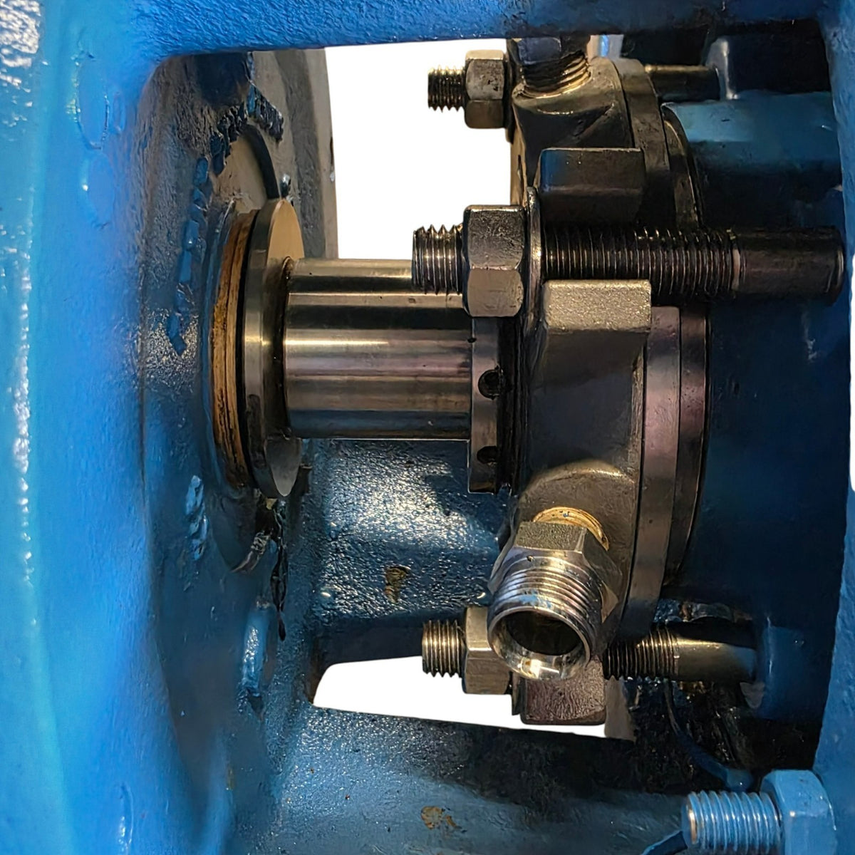 Goulds 3196 i-Frame 4x6-10H discharge flange view