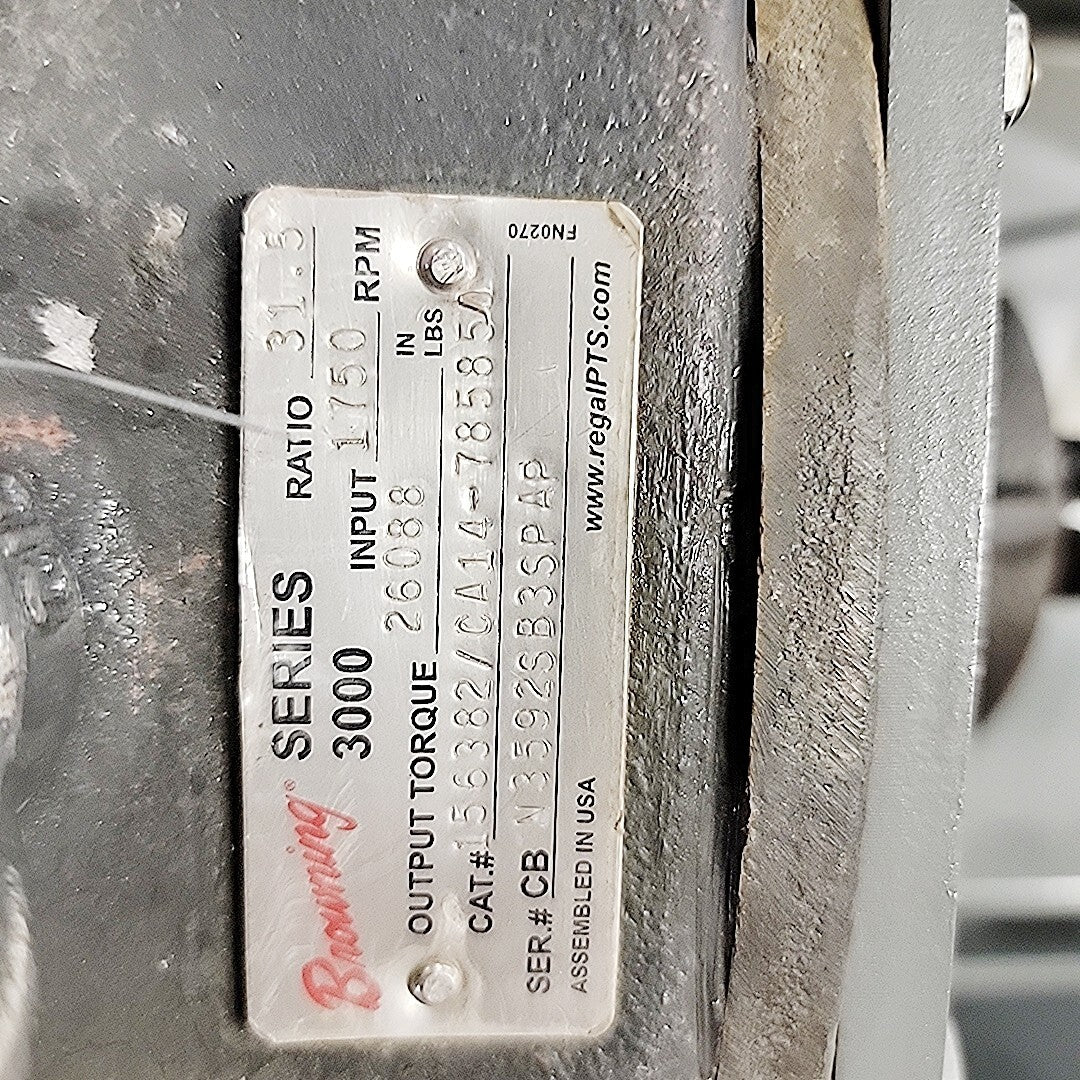 Browning 3000 Series 156382/CA14-78580 Gear Reducer 31.5:1 Ratio