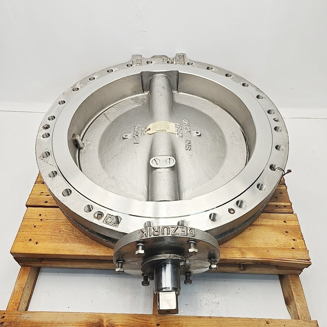 DeZurik BHP 30" butterfly valve overall view