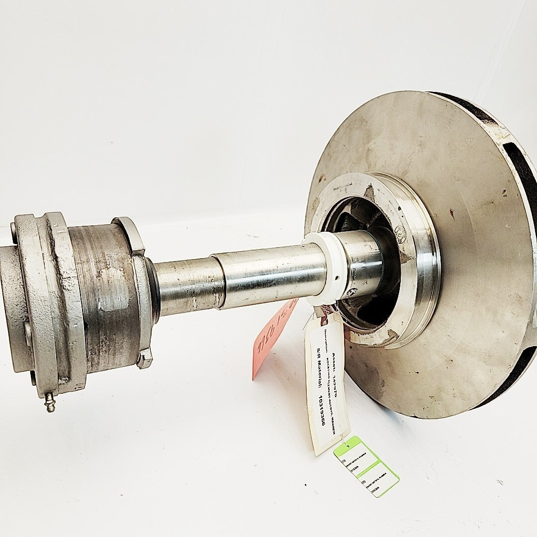 Warren Pumps 6DTB19 material number tag