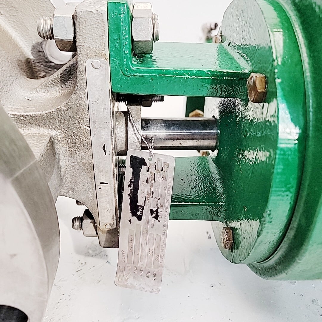 Fisher 6" V150 VEE-BALL Control Valve With 1061 Size 30 pneumatic Actuator
