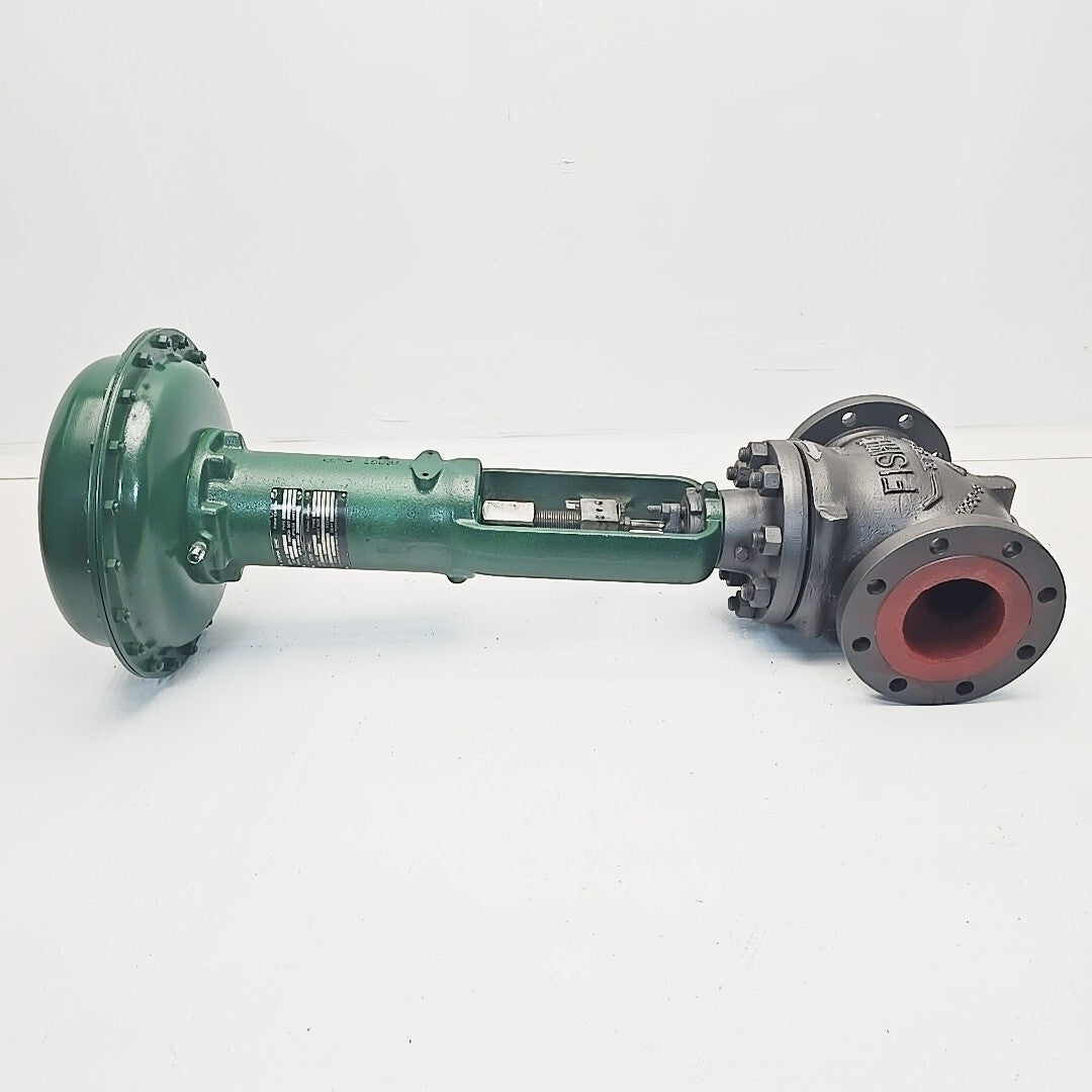Fisher 4" ET CL-150 Control Valve WCB With 667 Size 45 Pneumatic Actuator