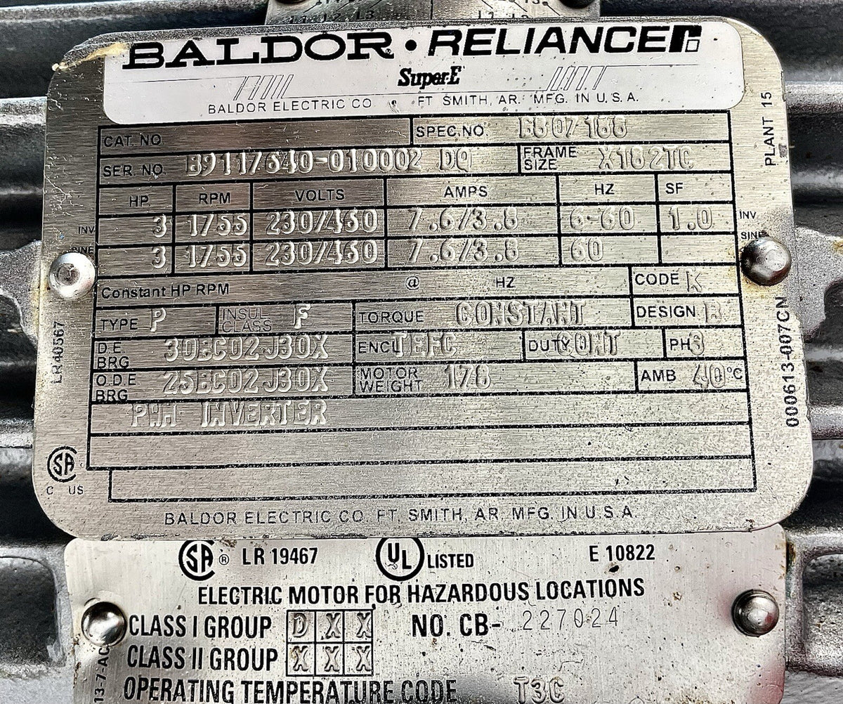 Flowrox LPP-T32BS10-6-0-D data tag