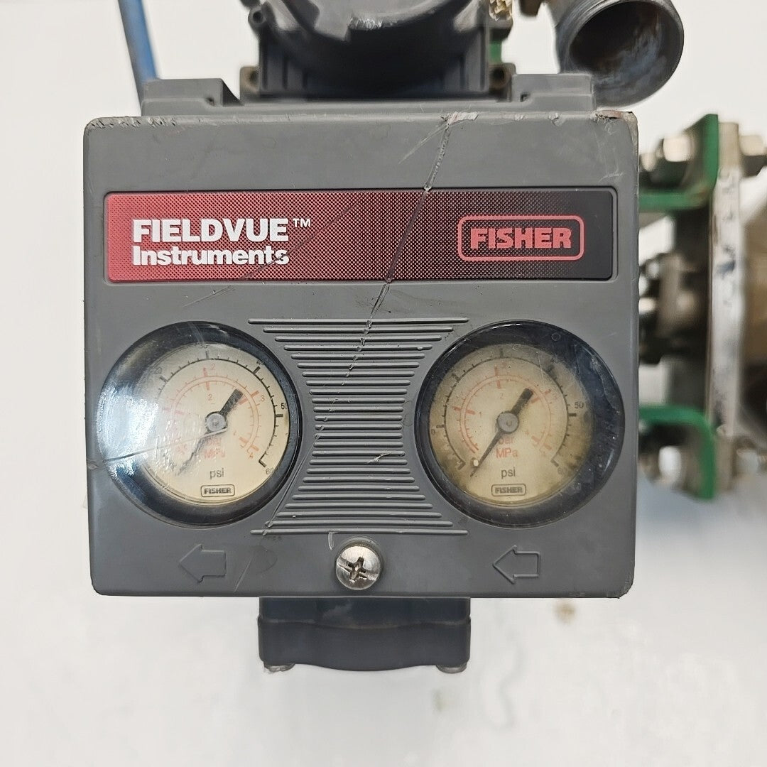 Fisher 3" V150 Control Valve CG8M With 1051 Size 33 Pneumatic Actuator
