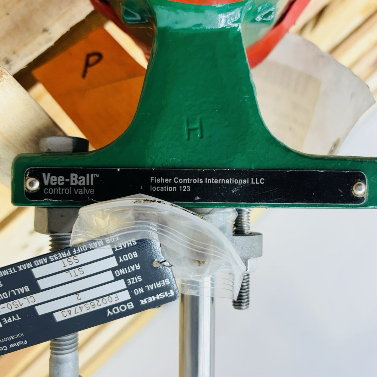 Fisher V200 data tag