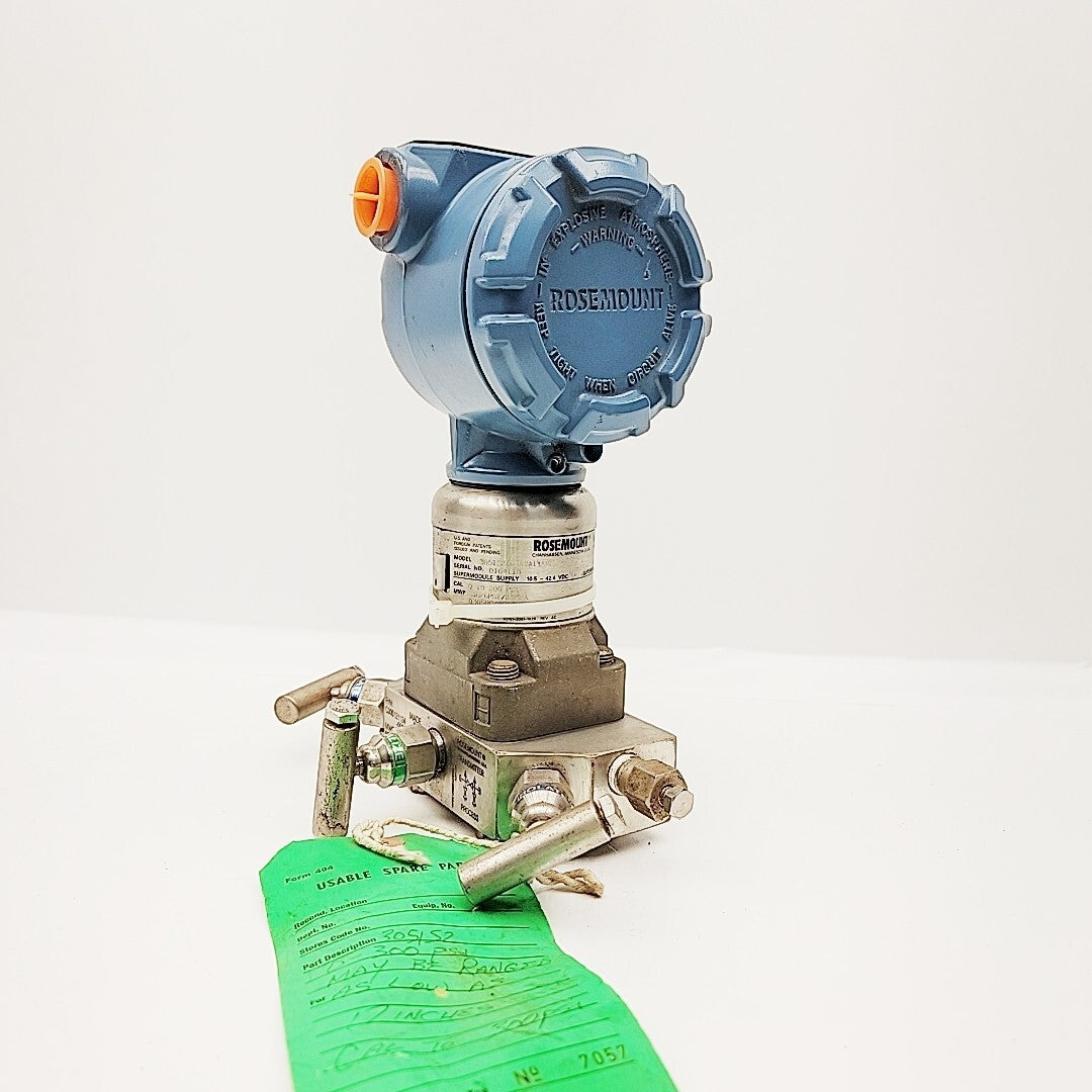 Rosemount 3051S2CD4A2A11A2EK6M8 Pressure Transmitter
