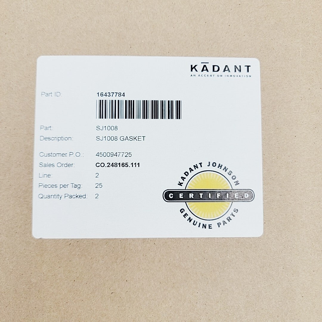 Kadent Johnson SJ1008 Gasket