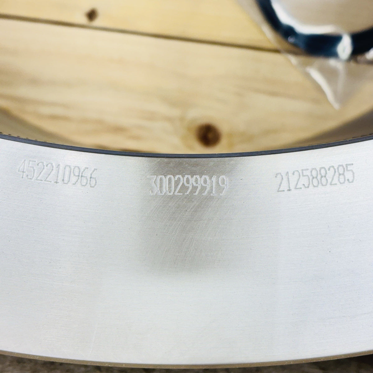 Voith EA 449451 749 / 603 x 391 mm nameplate