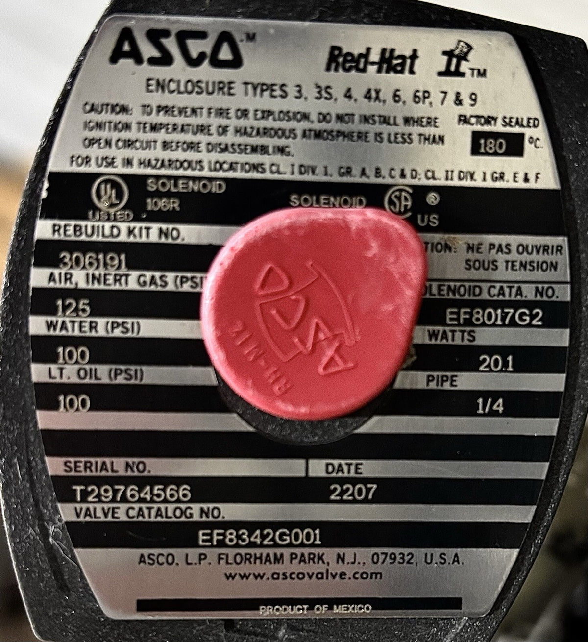 Clarkson PCS17-14 14 in data tag