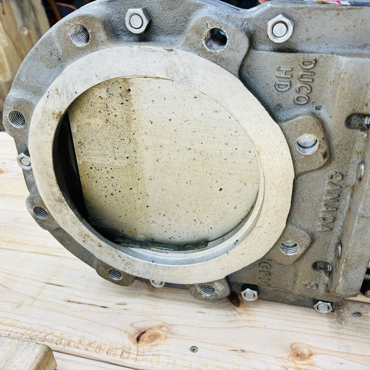North Port Valve CG8M 8 in data tag